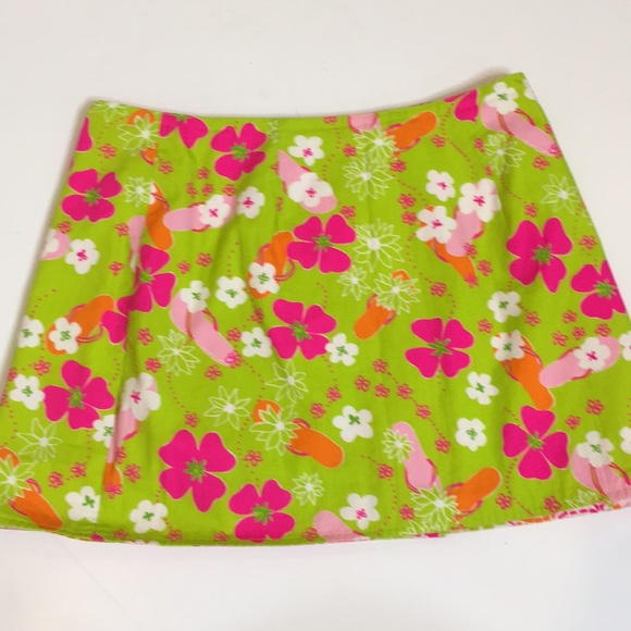 Lilly Pulitzer reversible wrap skirt size 2 - Picture 4 of 7